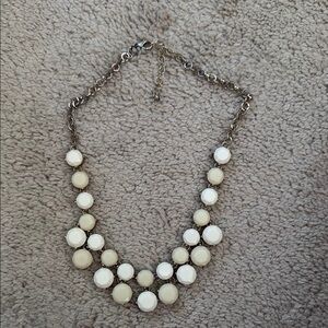 Elegant Cream and White Necklace